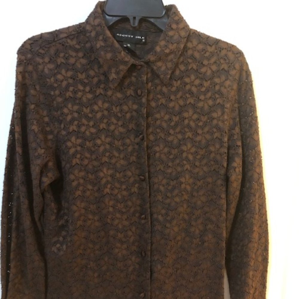 Womens Button Down Blouse XL